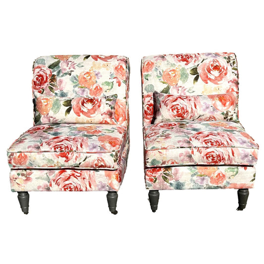 Pair of Floral Chairs
