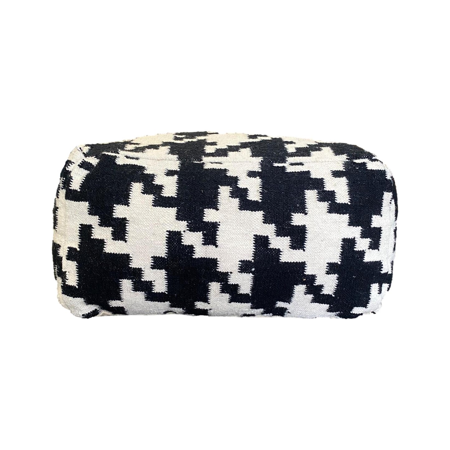 Houndstooth Pouf
