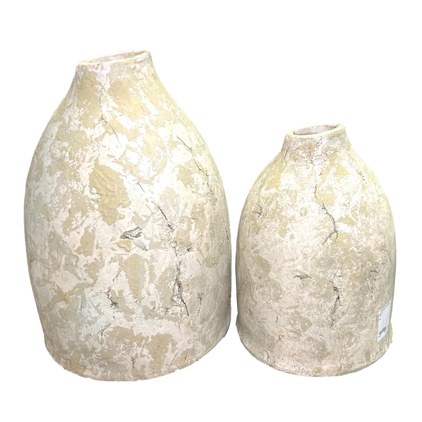 Pair of Clay Vases