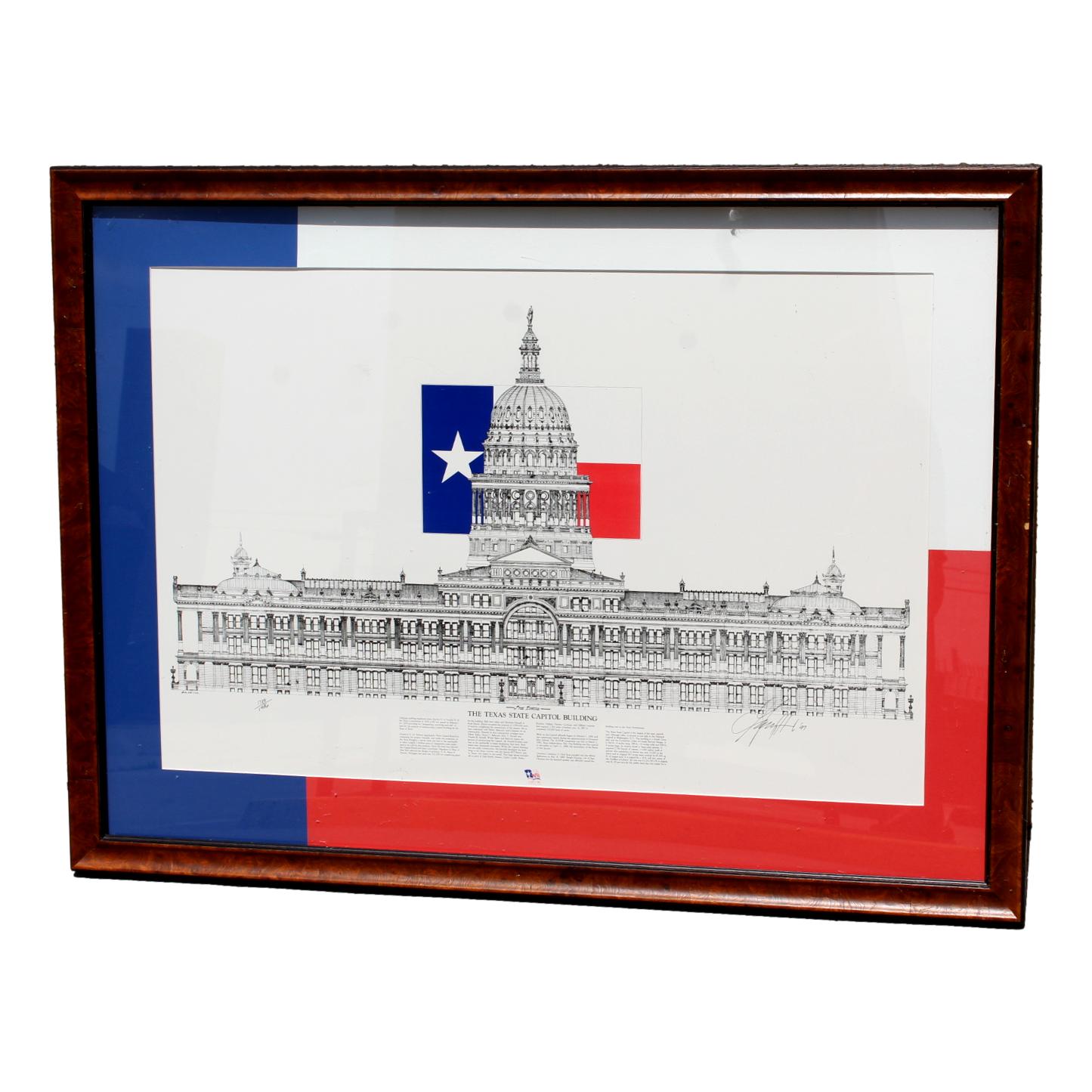 Texas State Capital Print