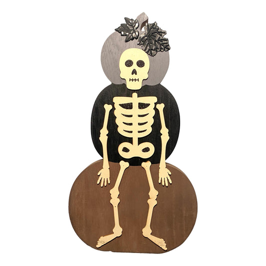 Skeleton Pumpkin Decoration