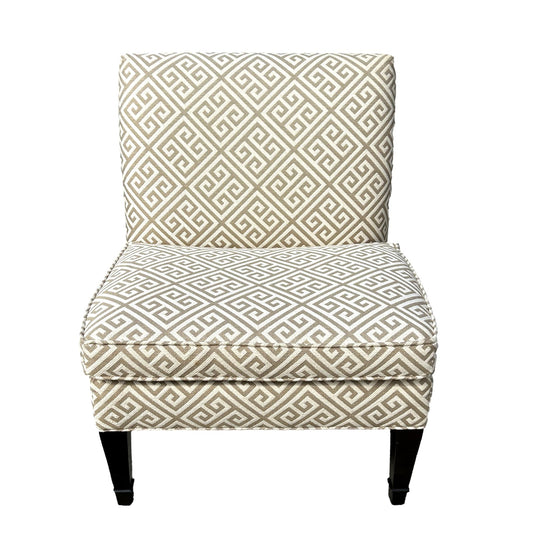 Cream And Beige Chair