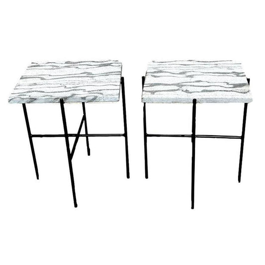 Square Marble Accent Table