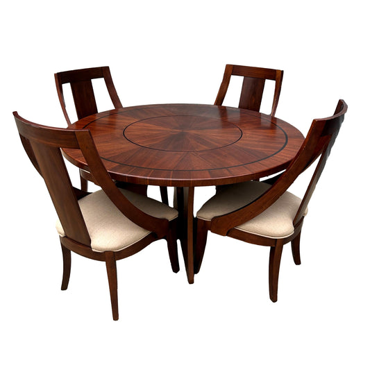 Lazy Susan Table w/ 4 Chairs
