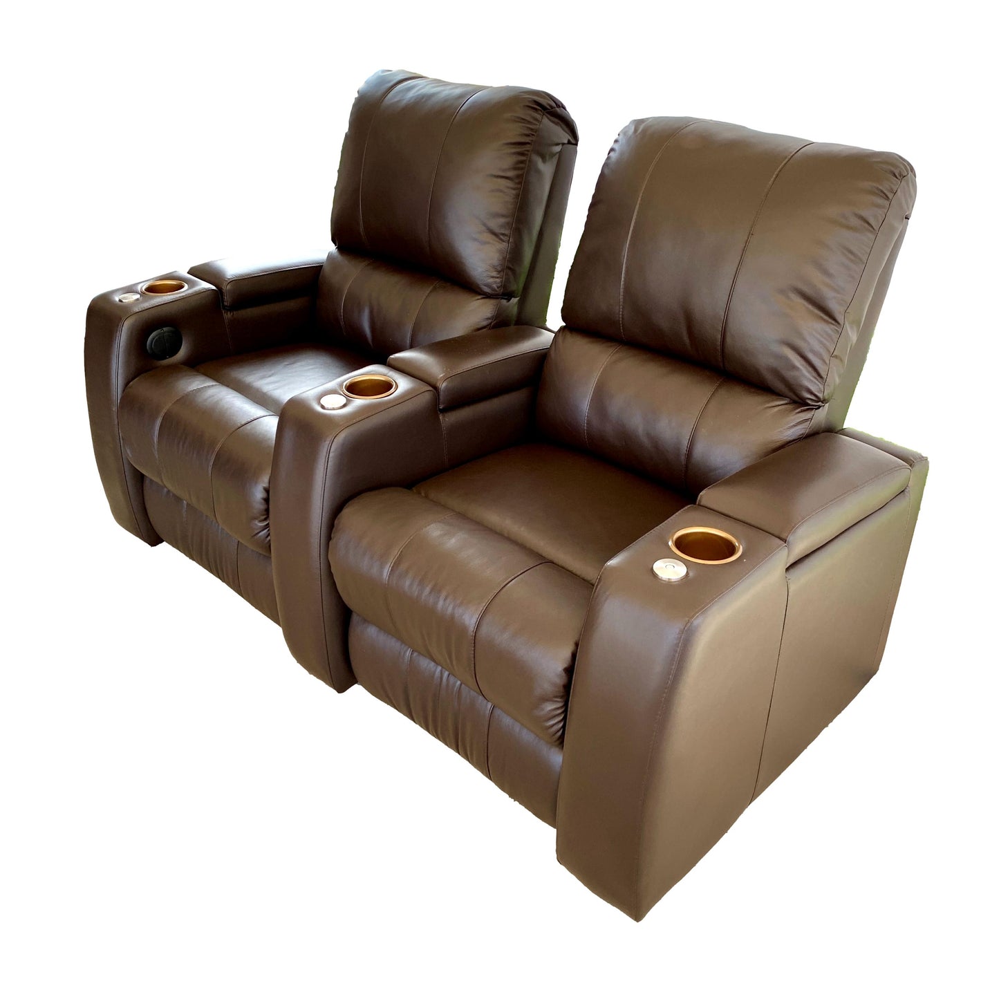 Leather Cinema Loveseat