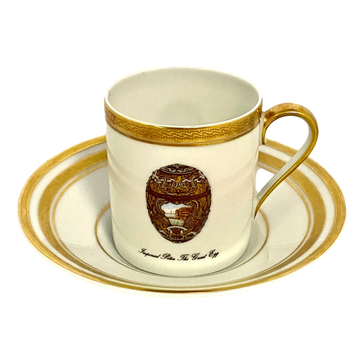 Faberge Demitasse Cup & Saucer