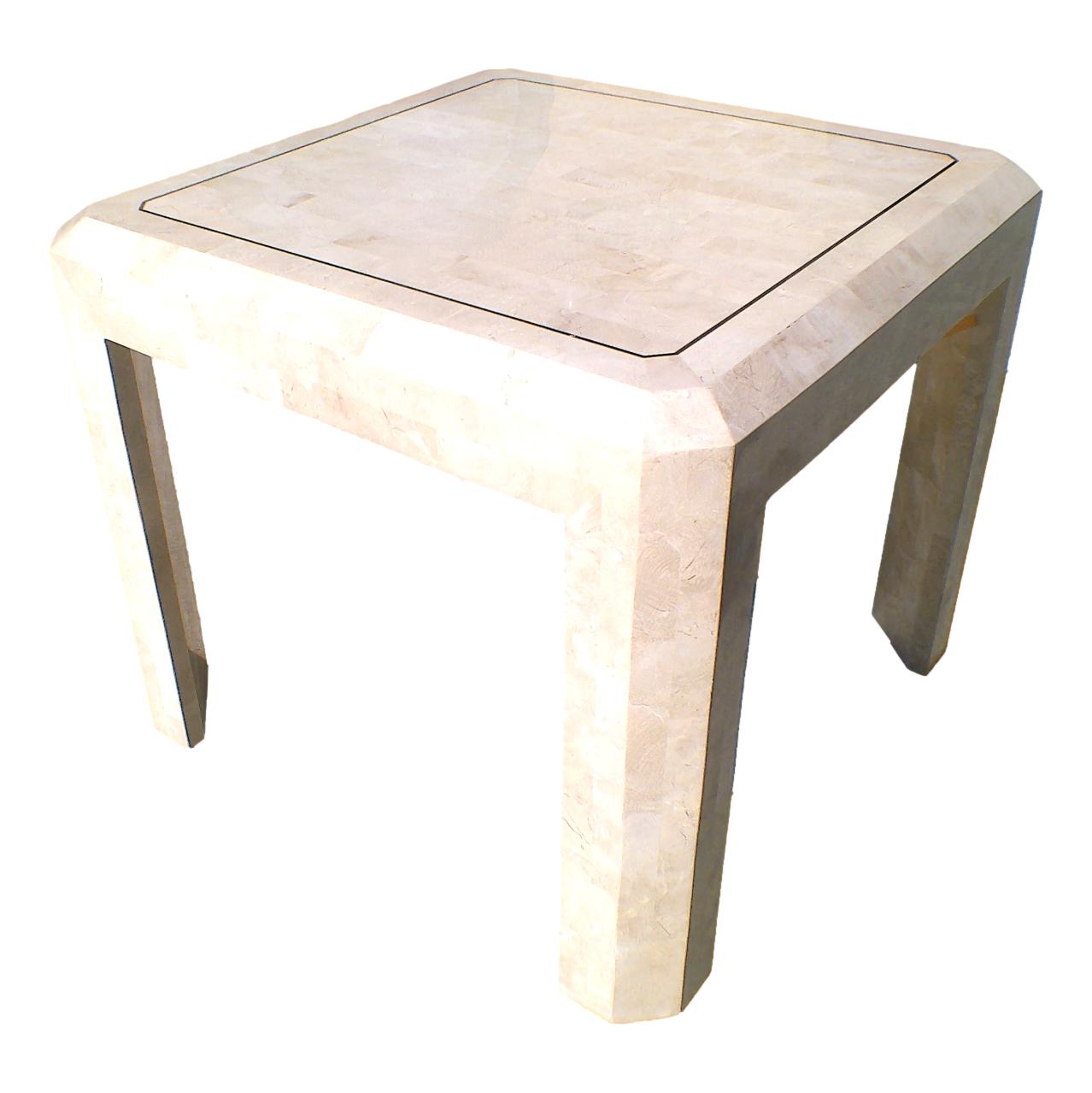 Tessellated Stone End Table