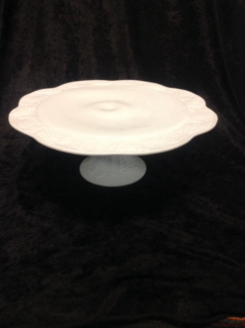 Milk Glass 13" Cake Stand