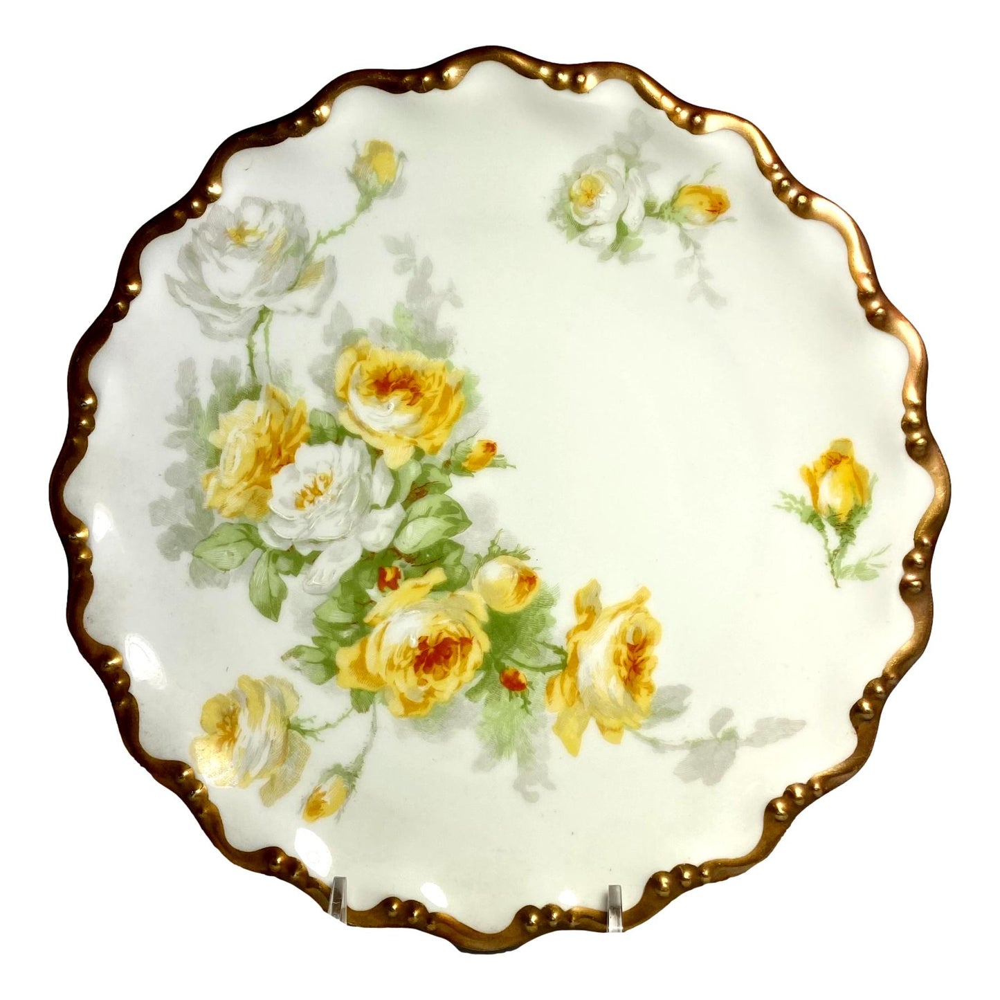 Yellow Rose Plate