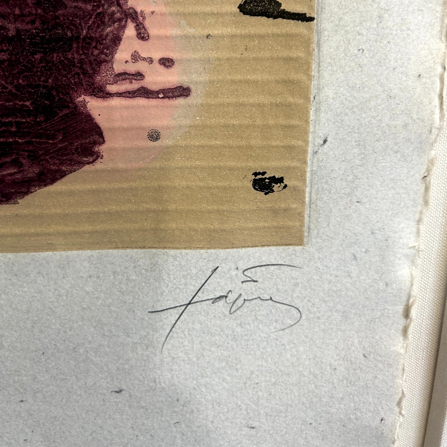 Antoni Tapies Artist Proof Art