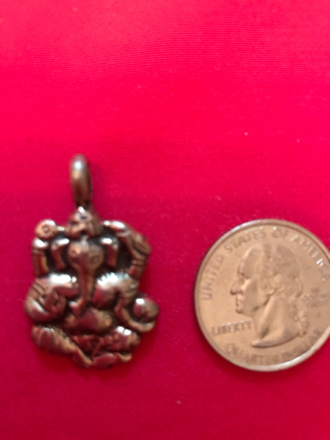 Hand made sterling Nepali Buddhism deity pendant
