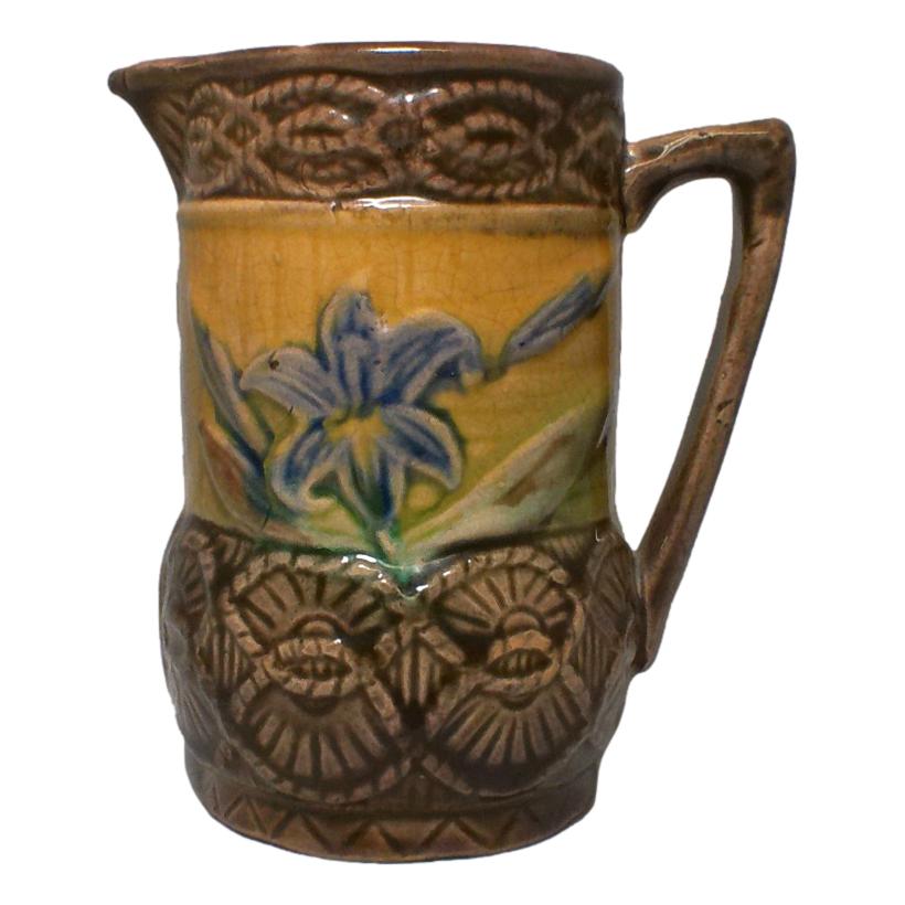 Majolica Lily Pitcher