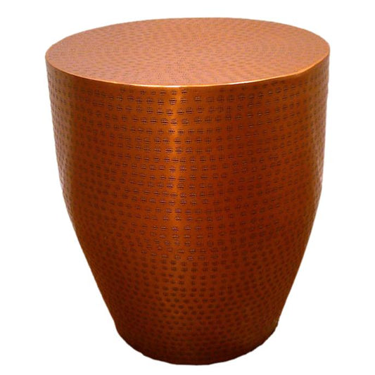 Copper Round Accent Table
