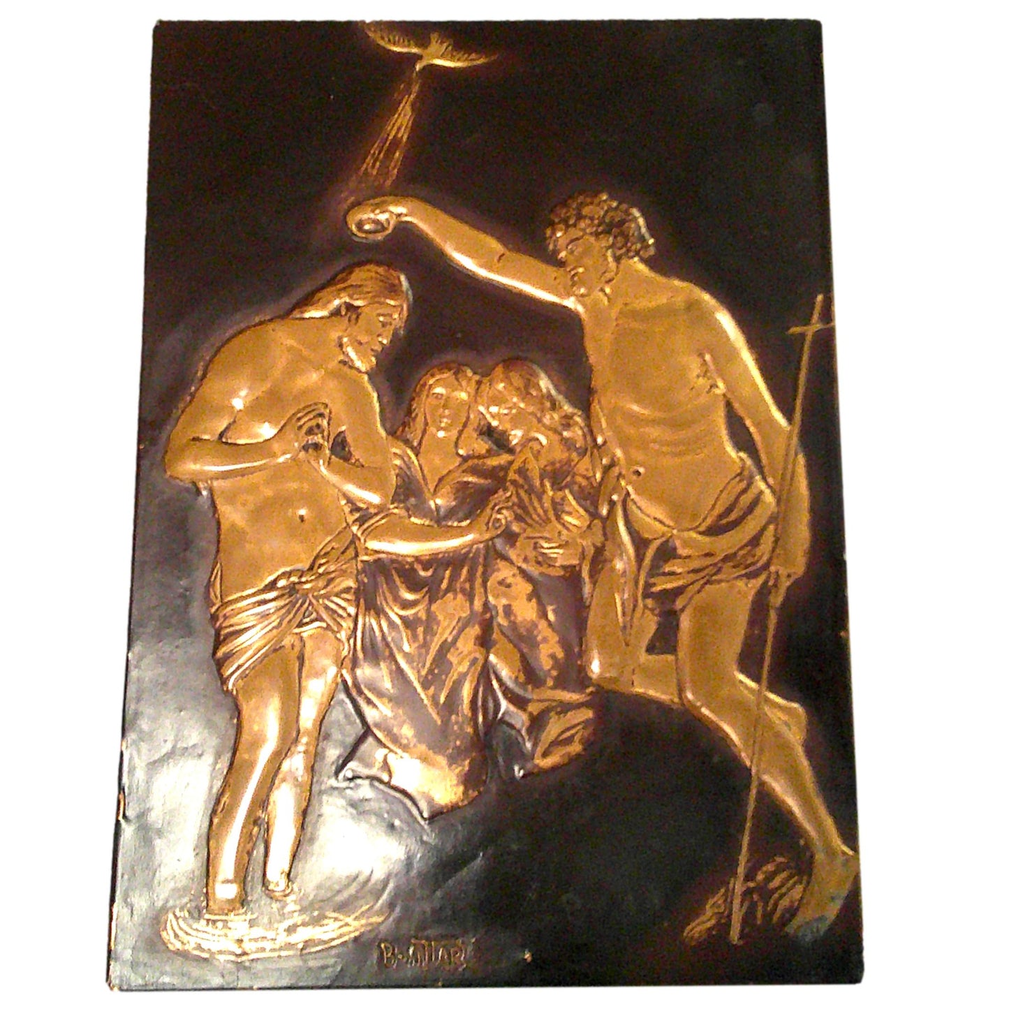 'Baptism of Christ' Copper Artwork