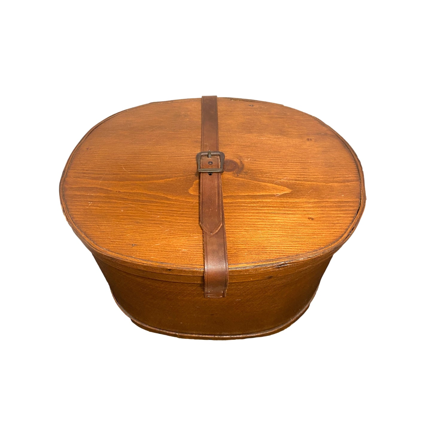 Wooden Hat Box