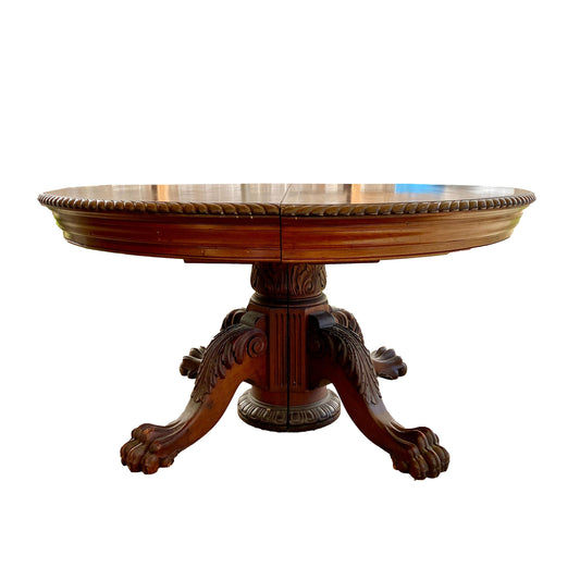 Clawfoot Dining Table w/6 Leaves