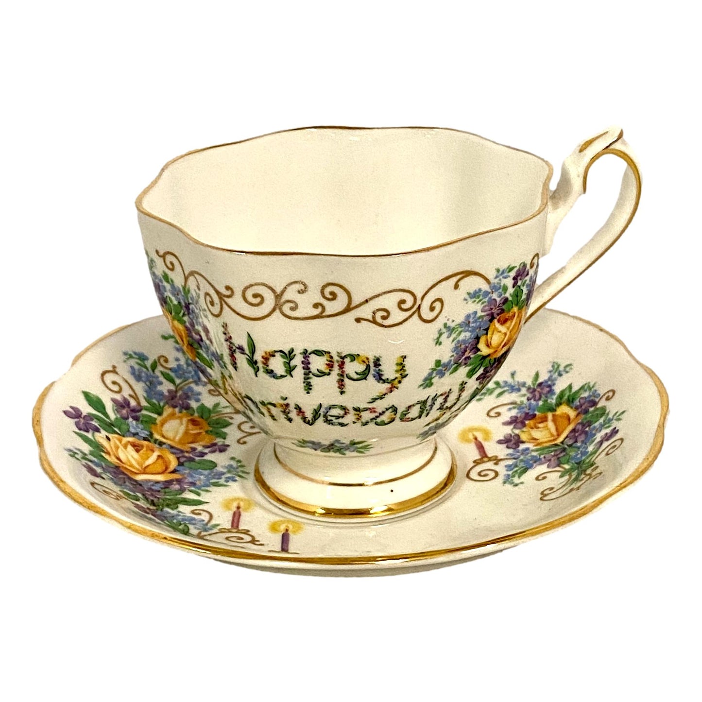 Anniversary Cup & Saucer