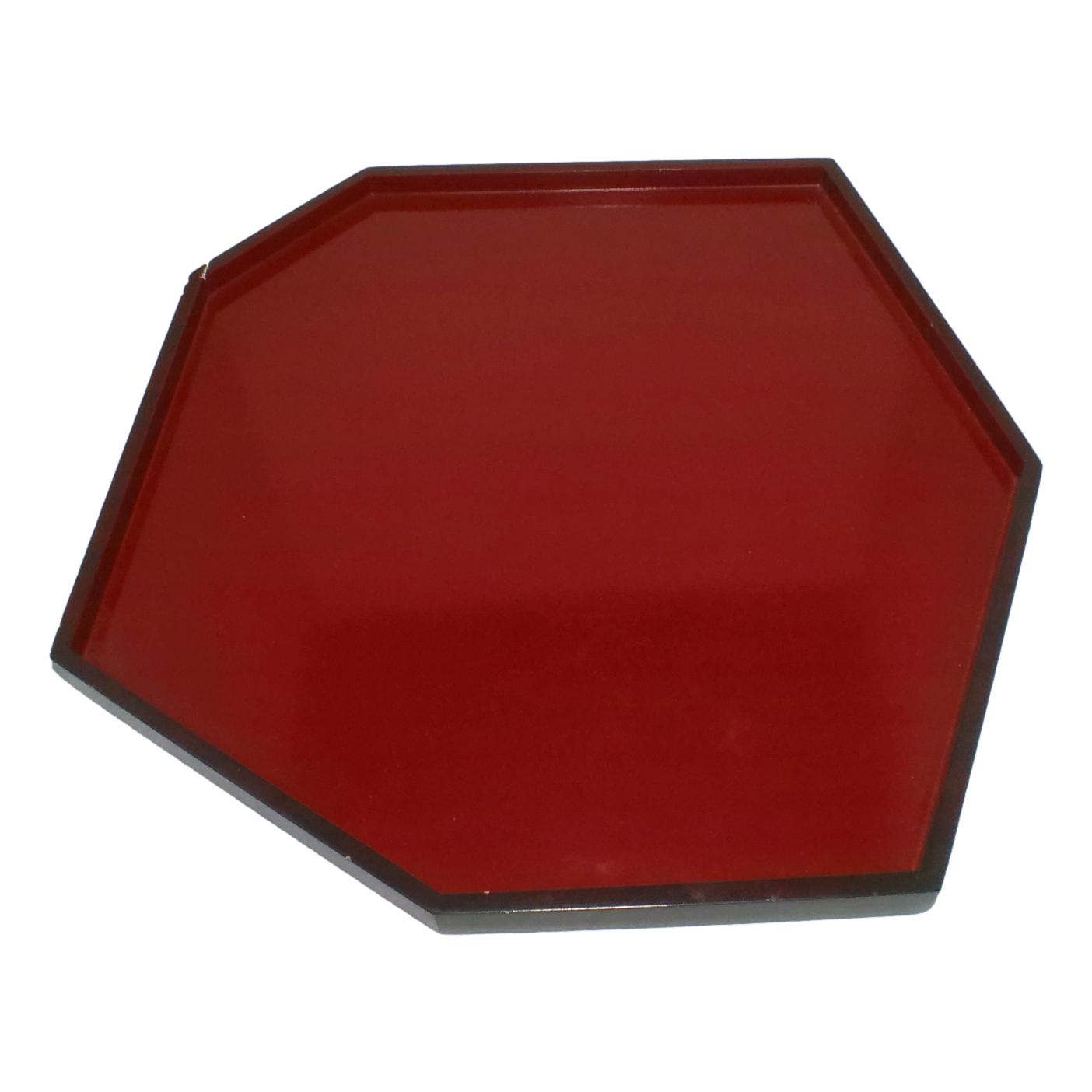 Red Rhombus Tray